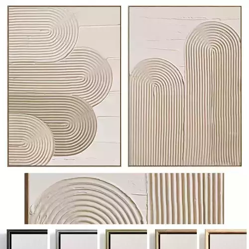 Plaster Two Photo Frame 473