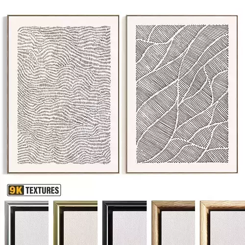 Plaster Two Photo Frame 474