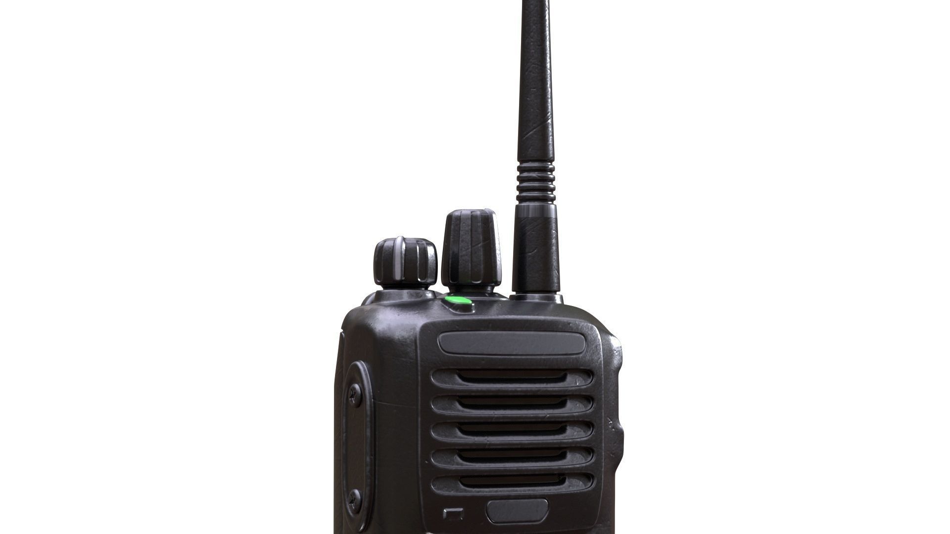 Walkie Talkie Low-poly 3D model_7