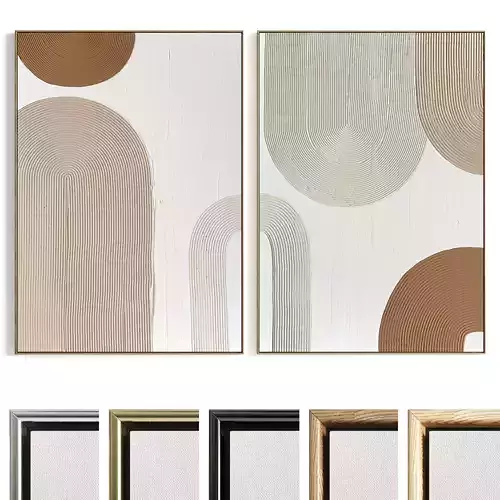 Plaster Two Photo Frame 475