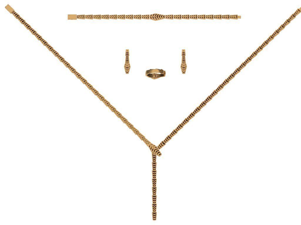 Snake set 3D print model_1