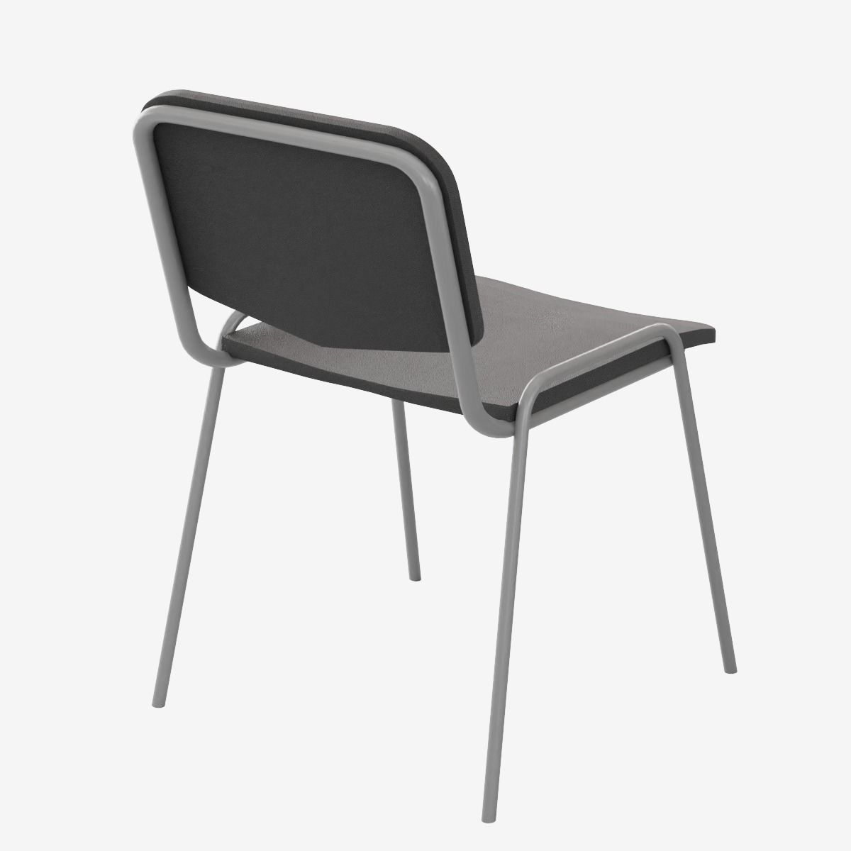 Office Chair 02 Low-poly 3D model_15