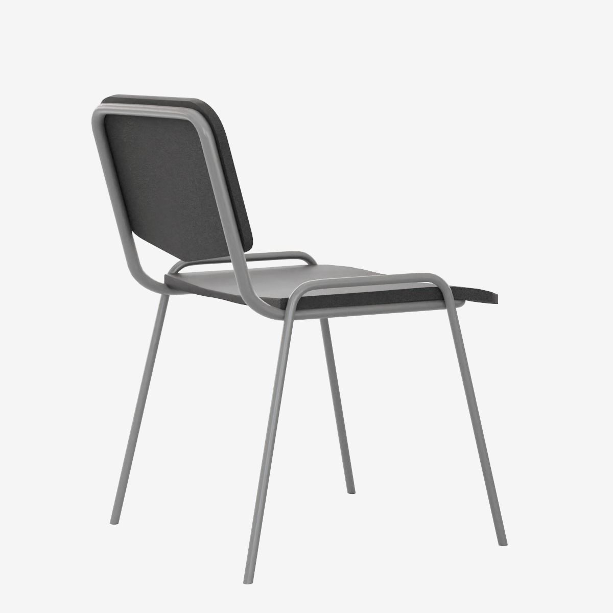 Office Chair 02 Low-poly 3D model_12