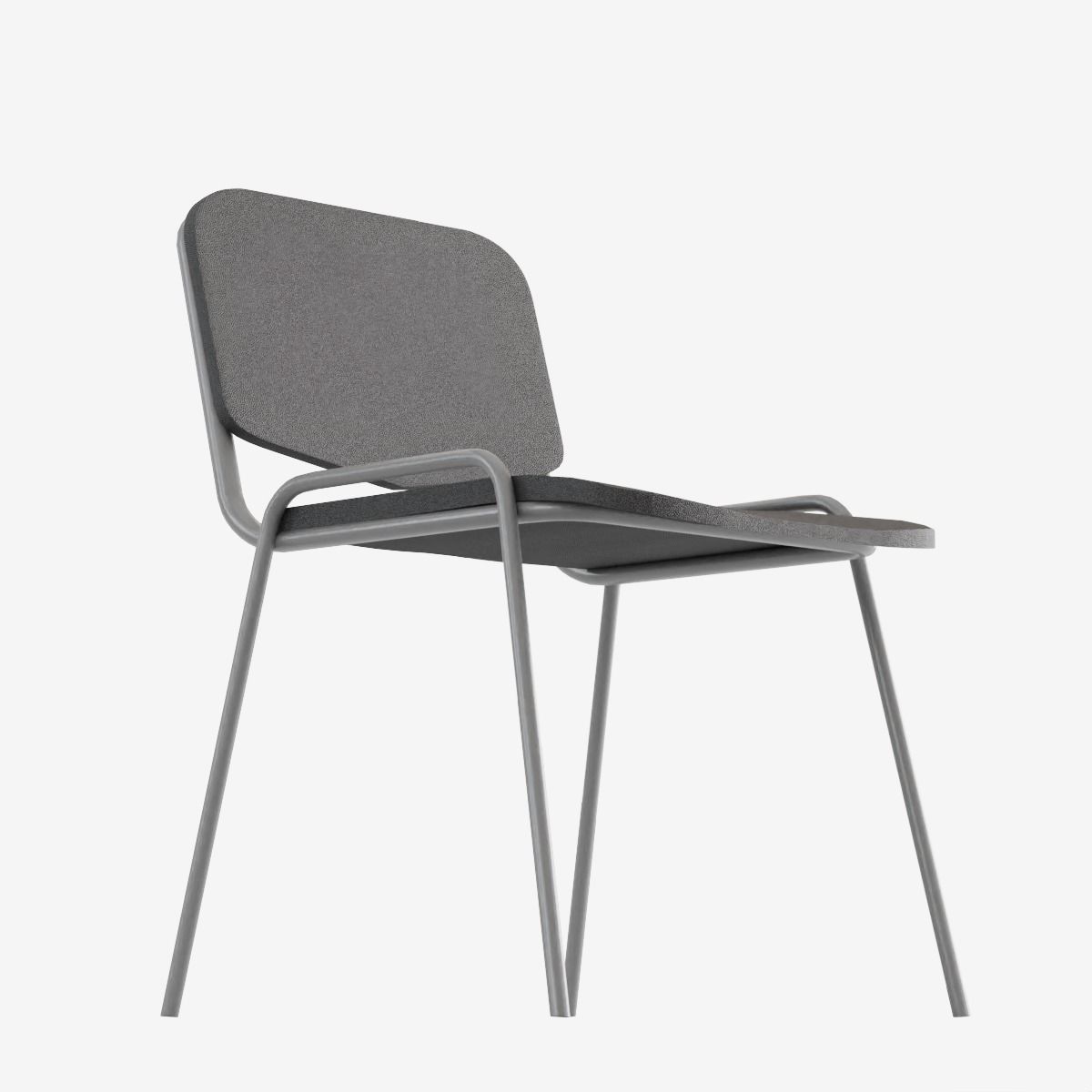 Office Chair 02 Low-poly 3D model_9