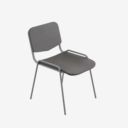 Office Chair 02 Low-poly 3D model