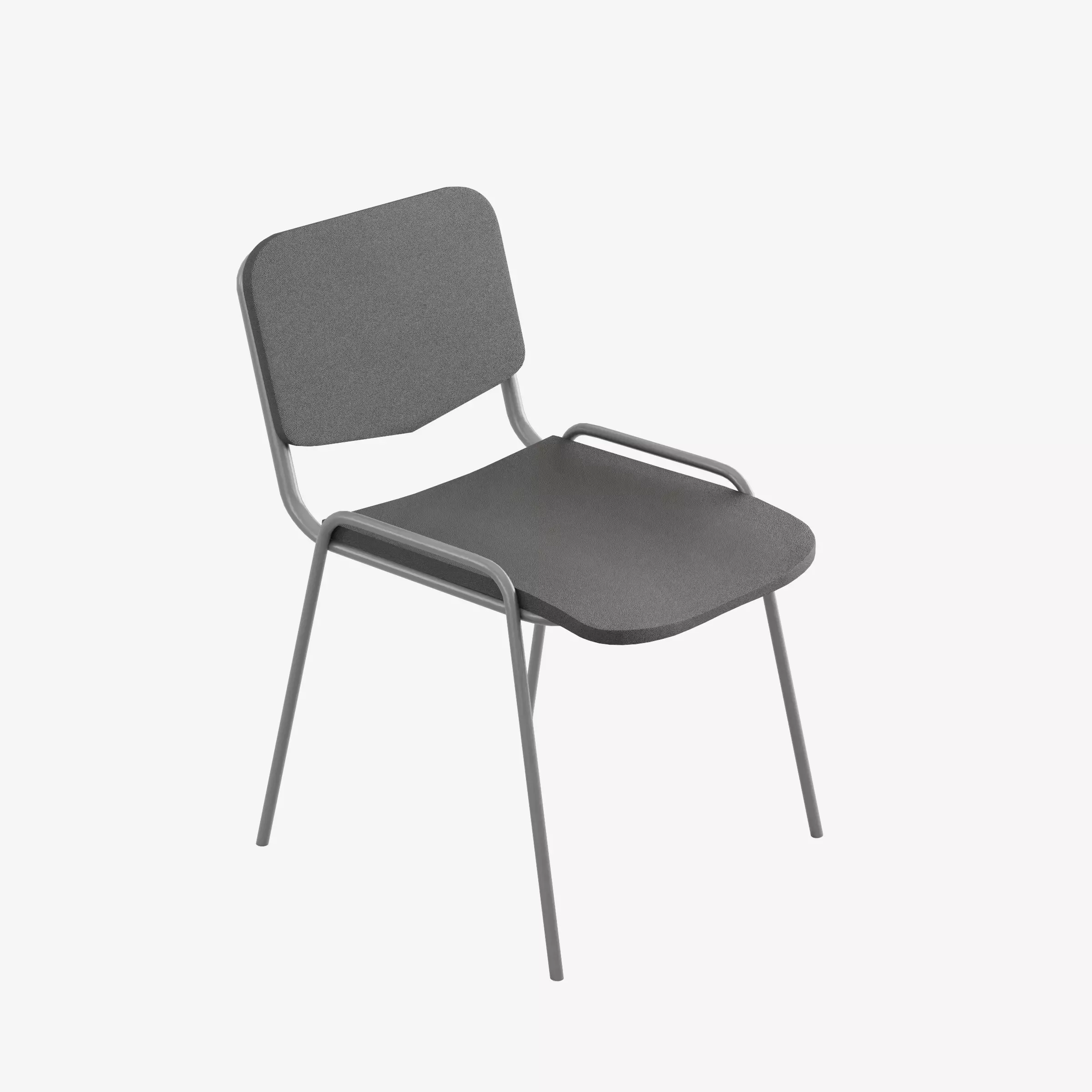 Office Chair 02 Low-poly 3D model_0