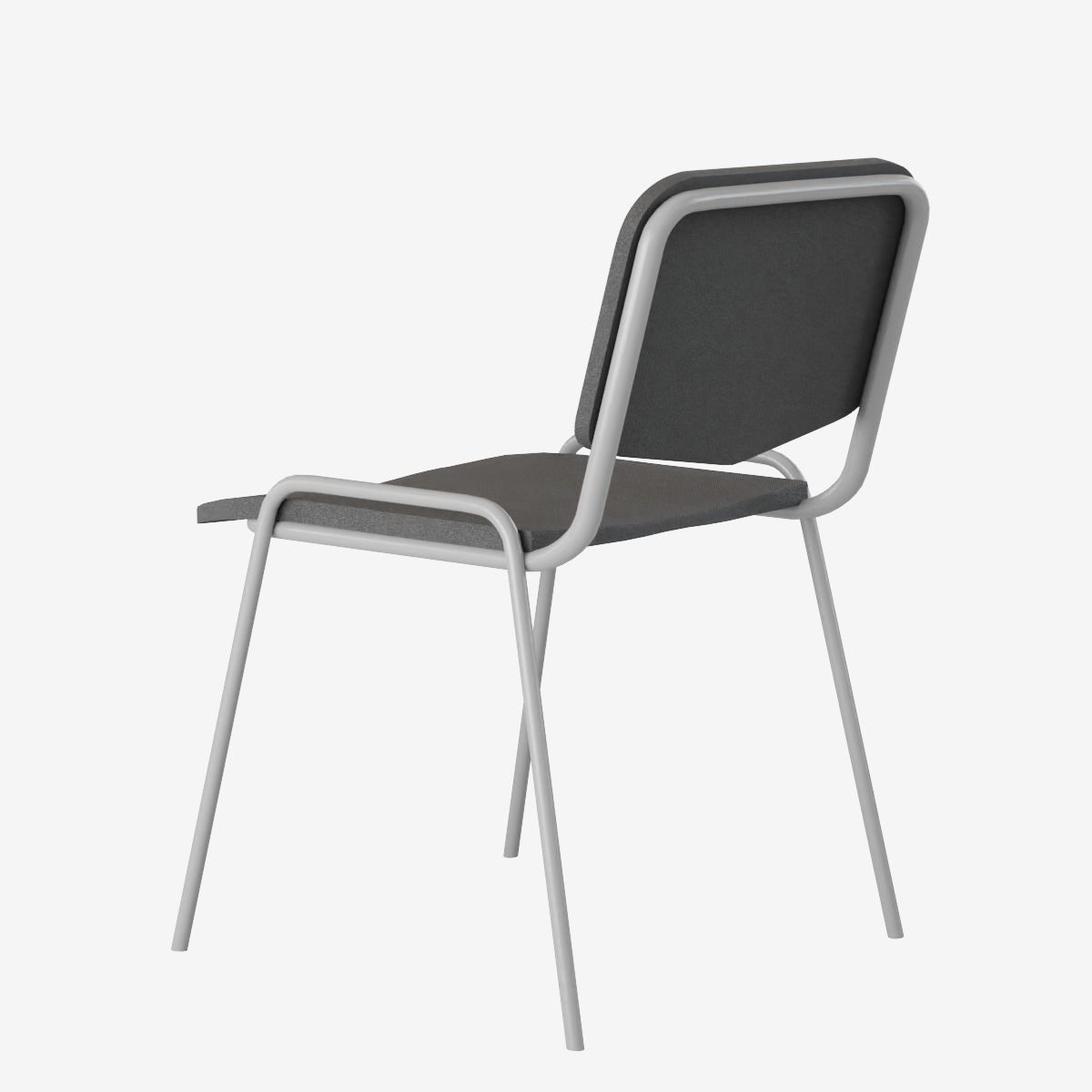 Office Chair 02 Low-poly 3D model_13