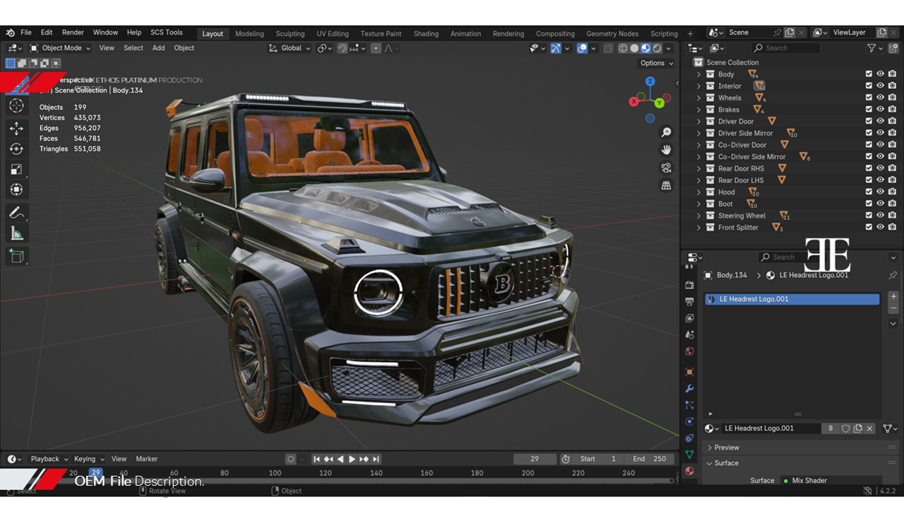 2024 2025 BRABUS G V 12 G900 ROCKET Edition 3D model_30