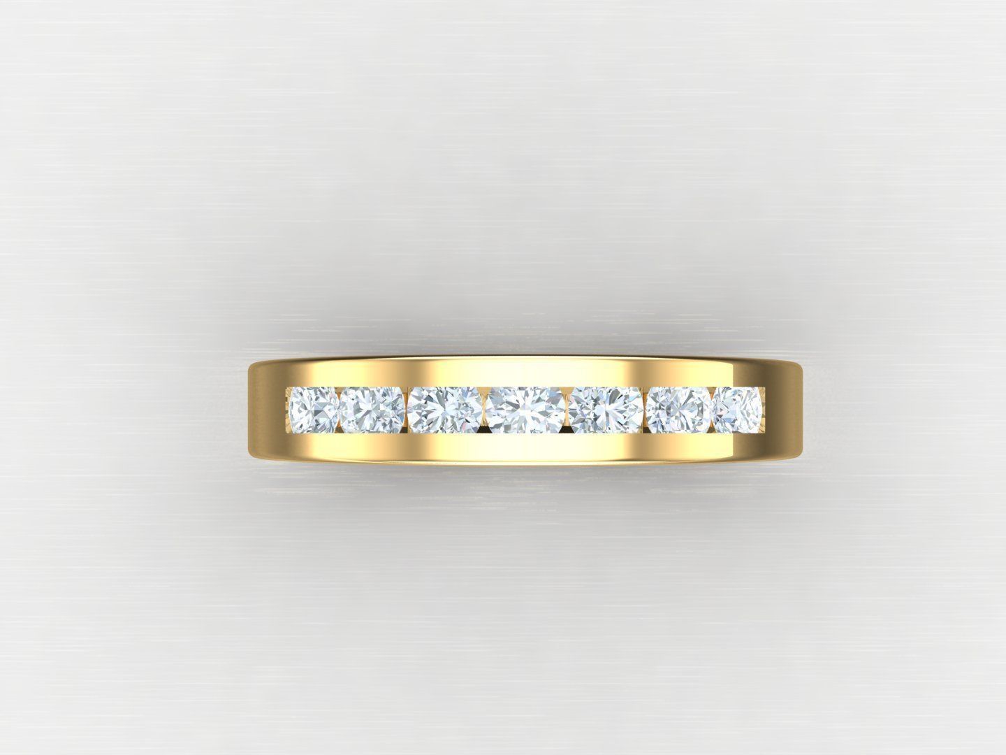  Wedding Men Diamond Ring 1MR72 3D print model_4