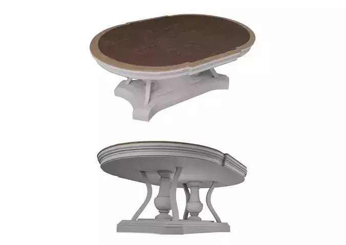 Modern Rustic Dining Table 