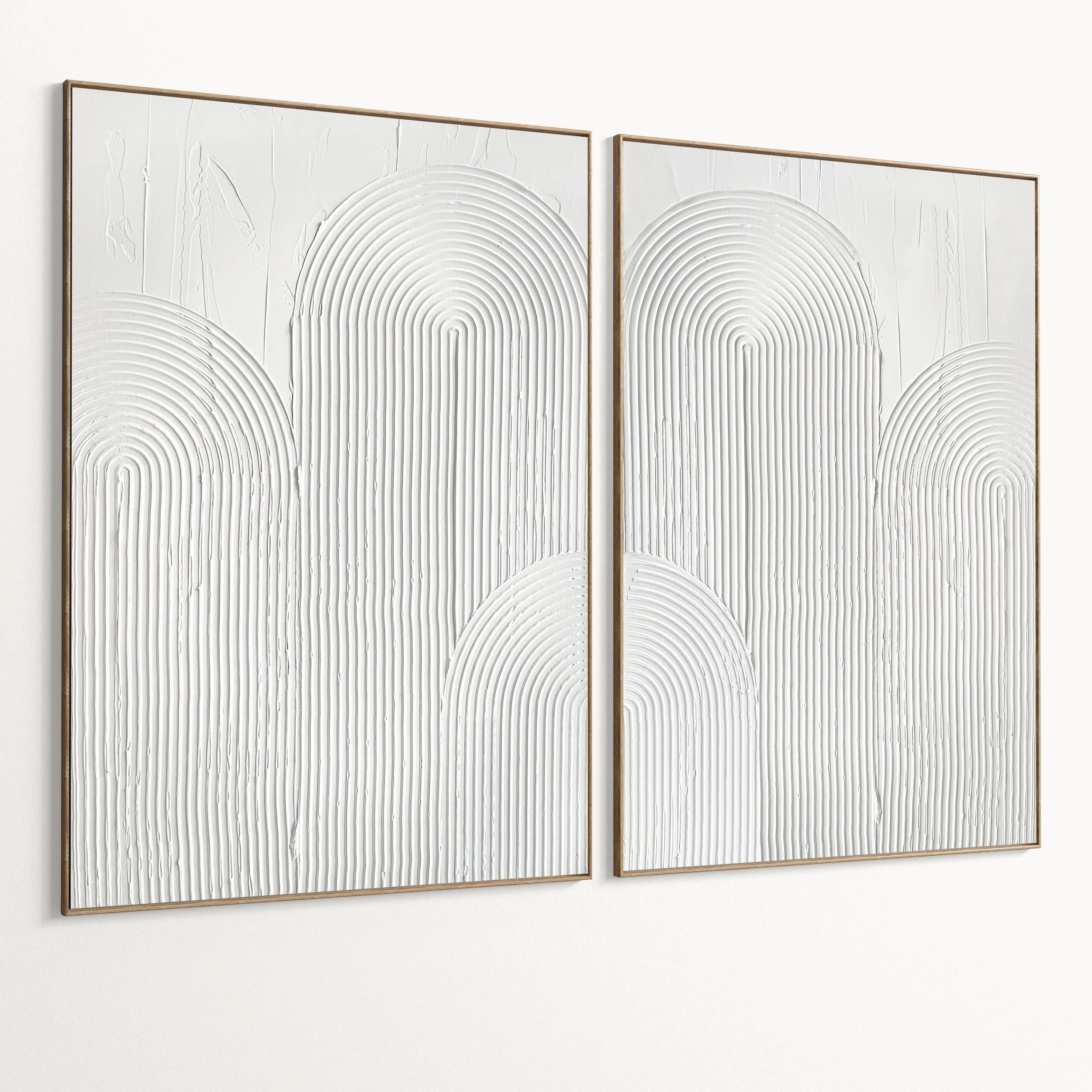 Plaster Two Photo Frame 481 Low-poly 3D model_1