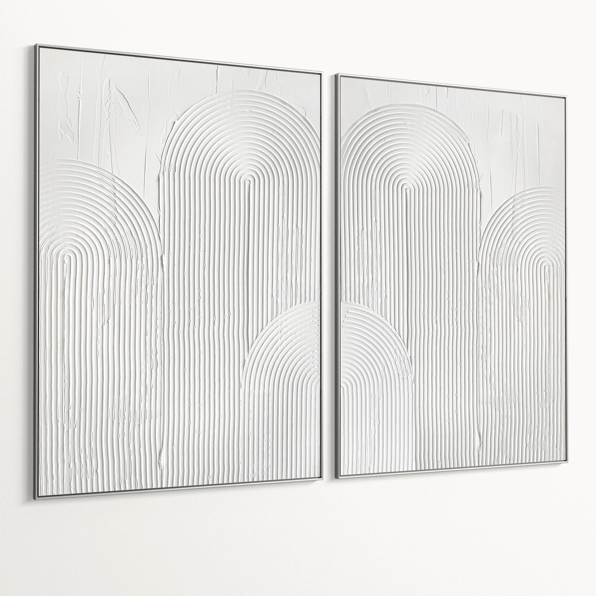 Plaster Two Photo Frame 481 Low-poly 3D model_5