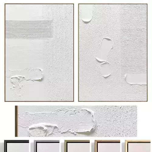 Plaster Two Photo Frame 482