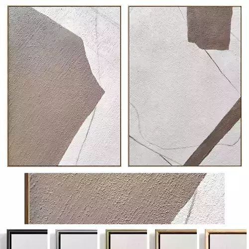 Plaster Two Photo Frame 485