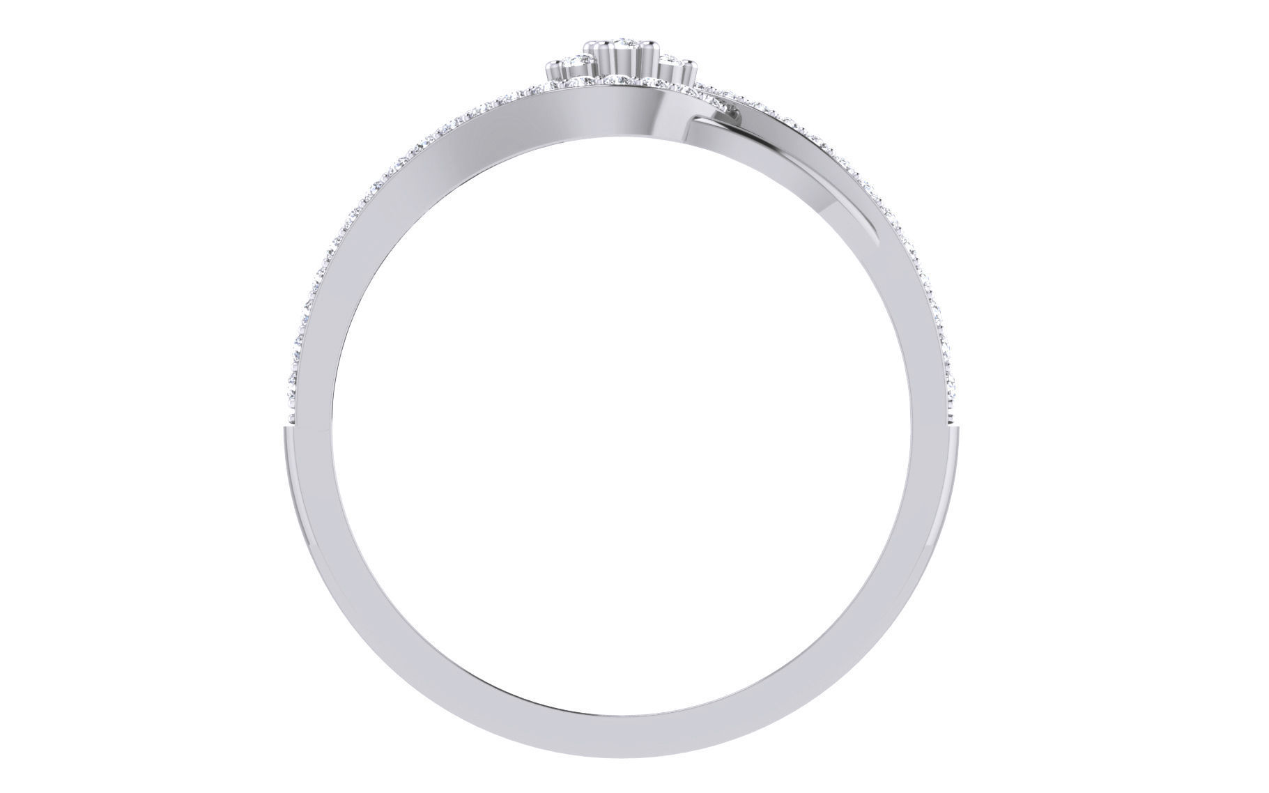 Ultra light wt Women Ring 3dm renders details  3D print model_5