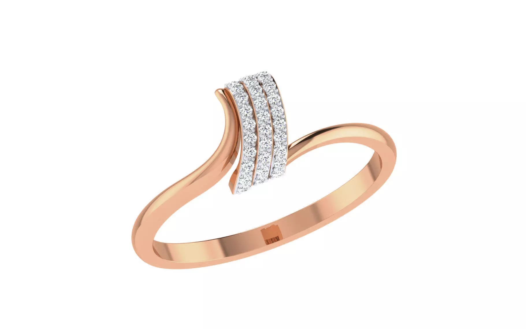 Ultra light wt Women Ring 3dm renders details 3D print model