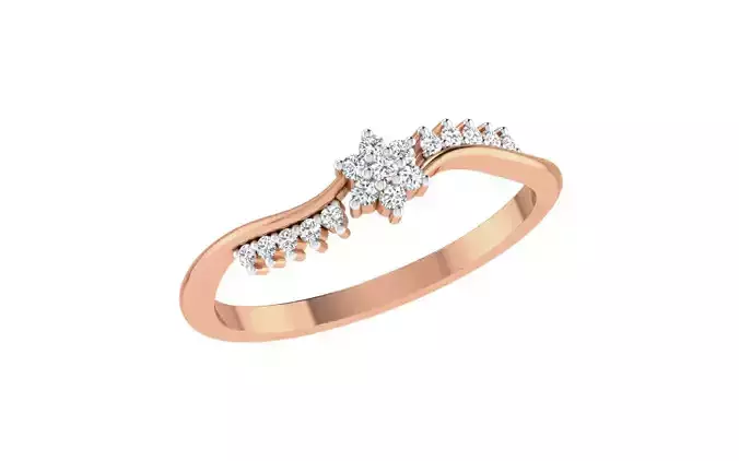 Ultra light wt Women Ring 3dm renders details 
