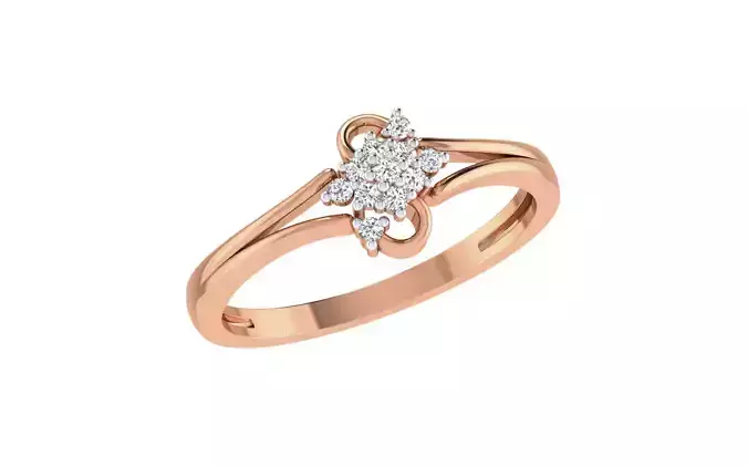 Ultra light wt Women Ring 3dm renders details 