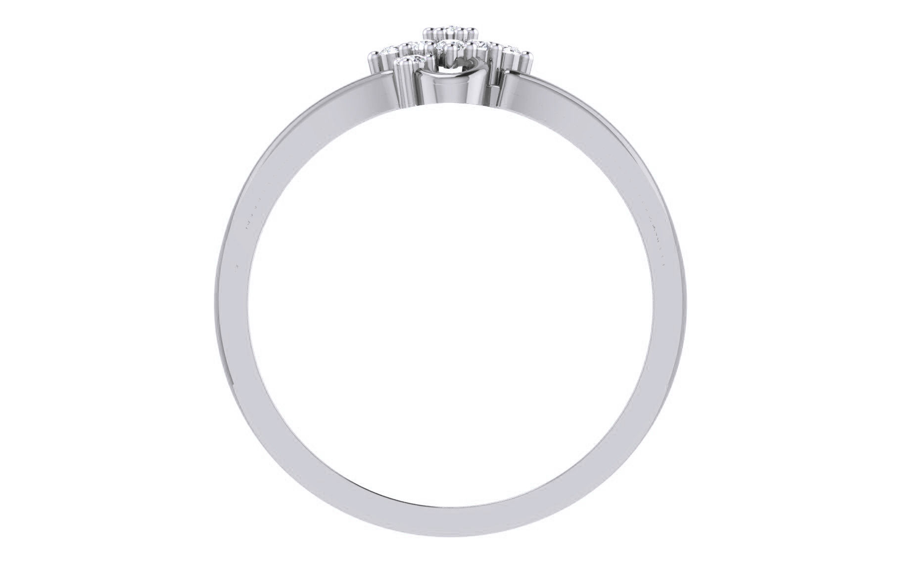 Ultra light wt Women Ring 3dm renders details  3D print model_4
