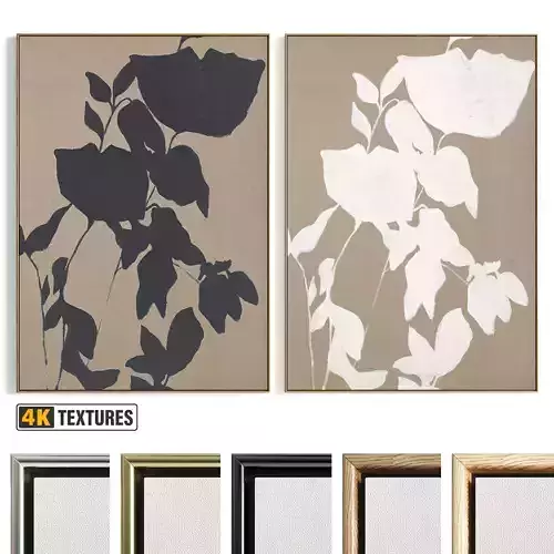 Plaster Two Photo Frame 487