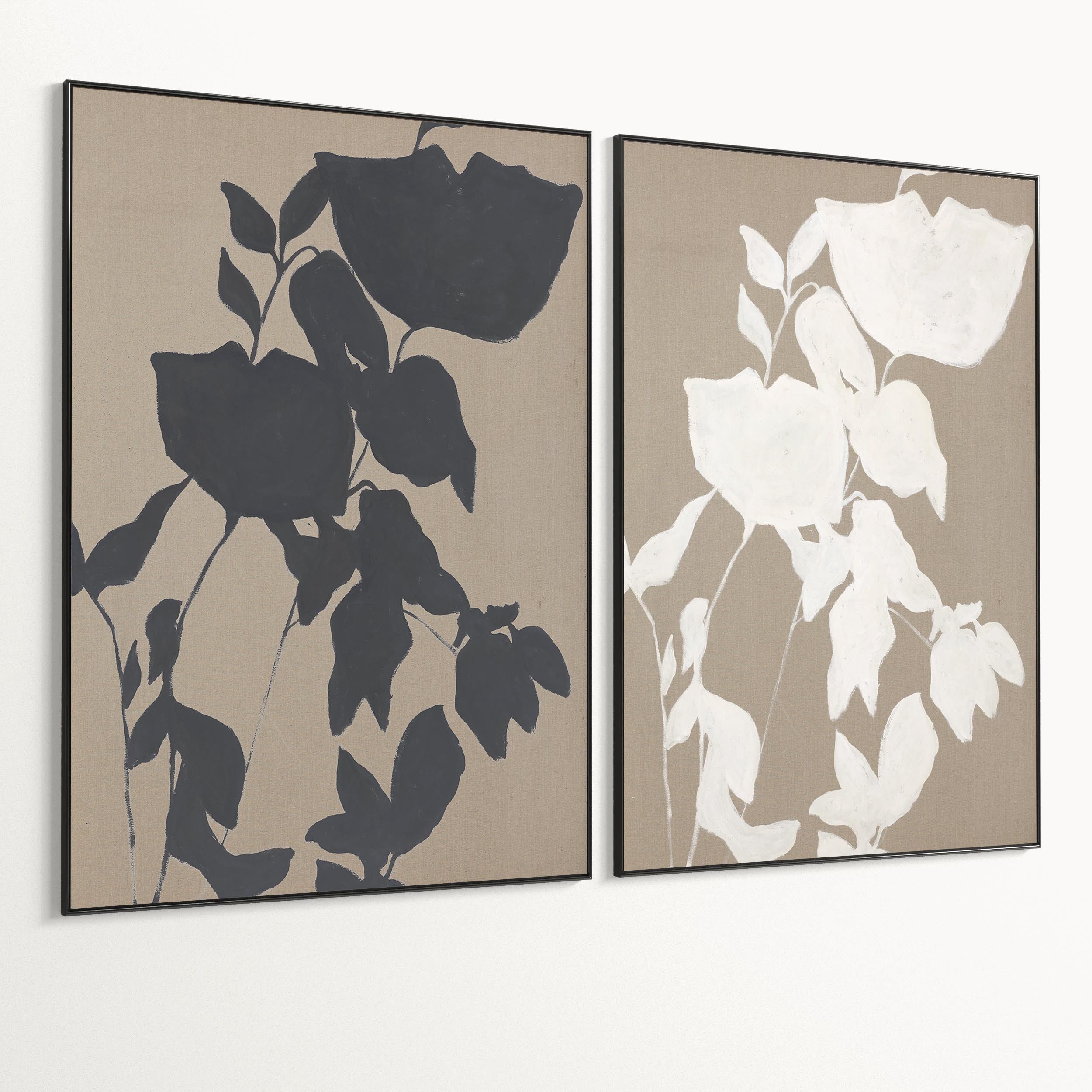 Plaster Two Photo Frame 487 Low-poly 3D model_4