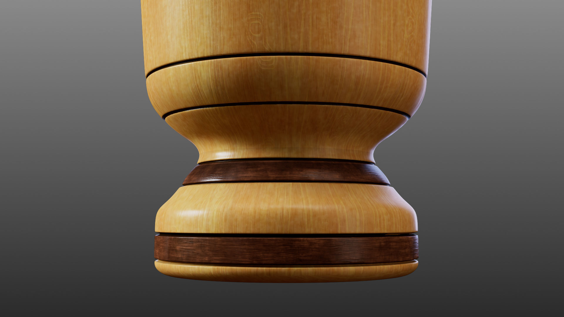 Wood Mortar 3D model_9