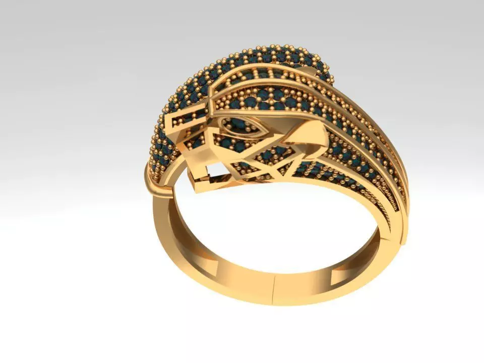 tiger ring 3D print model