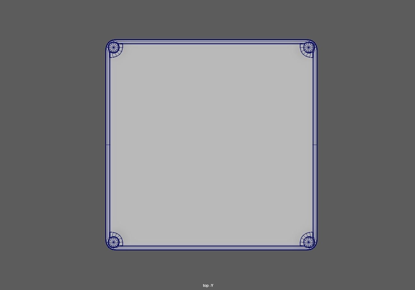 Kitchen rack shelf storage Low-poly 3D model_8