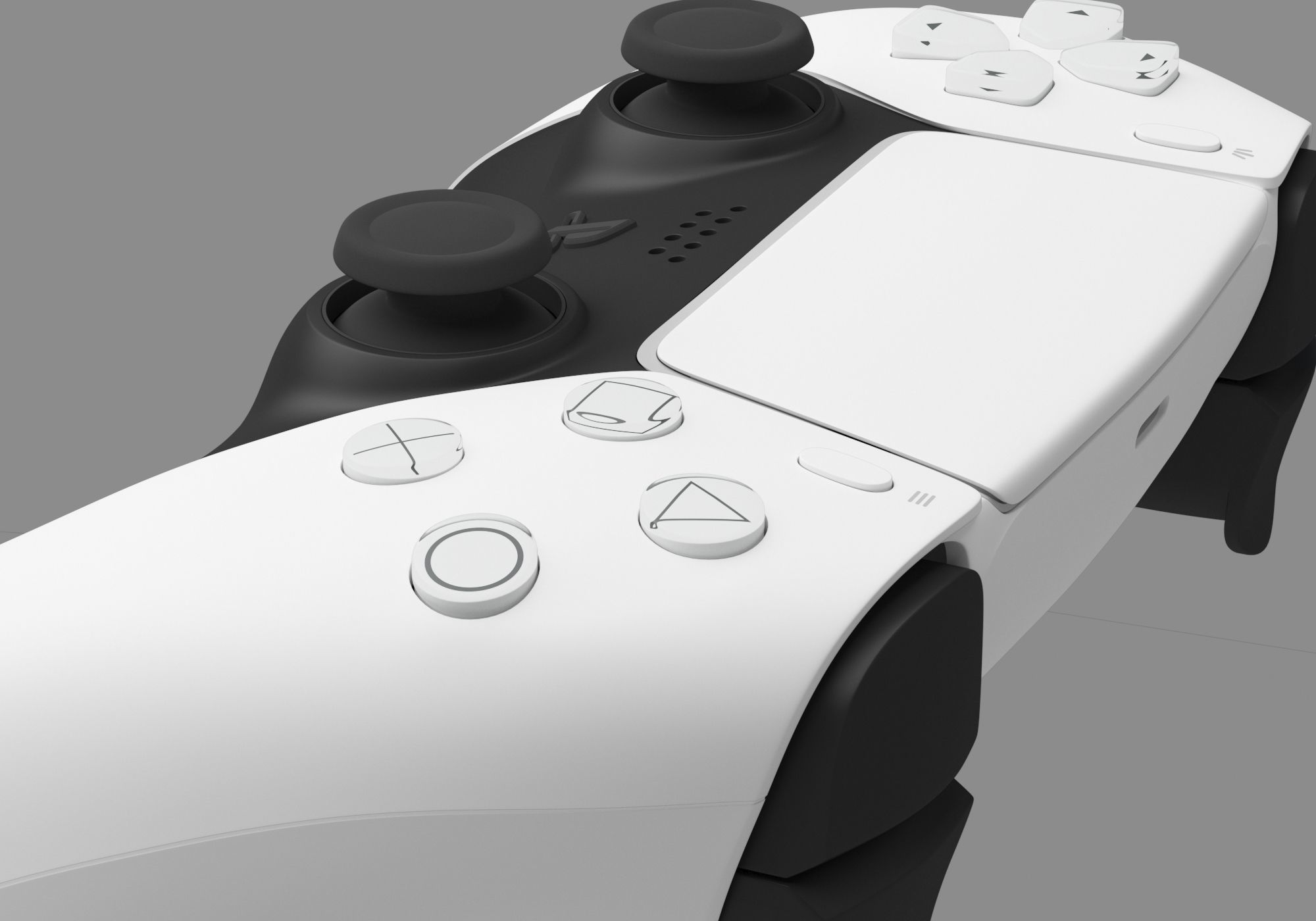 ps5 dualsense controller 3D model_2