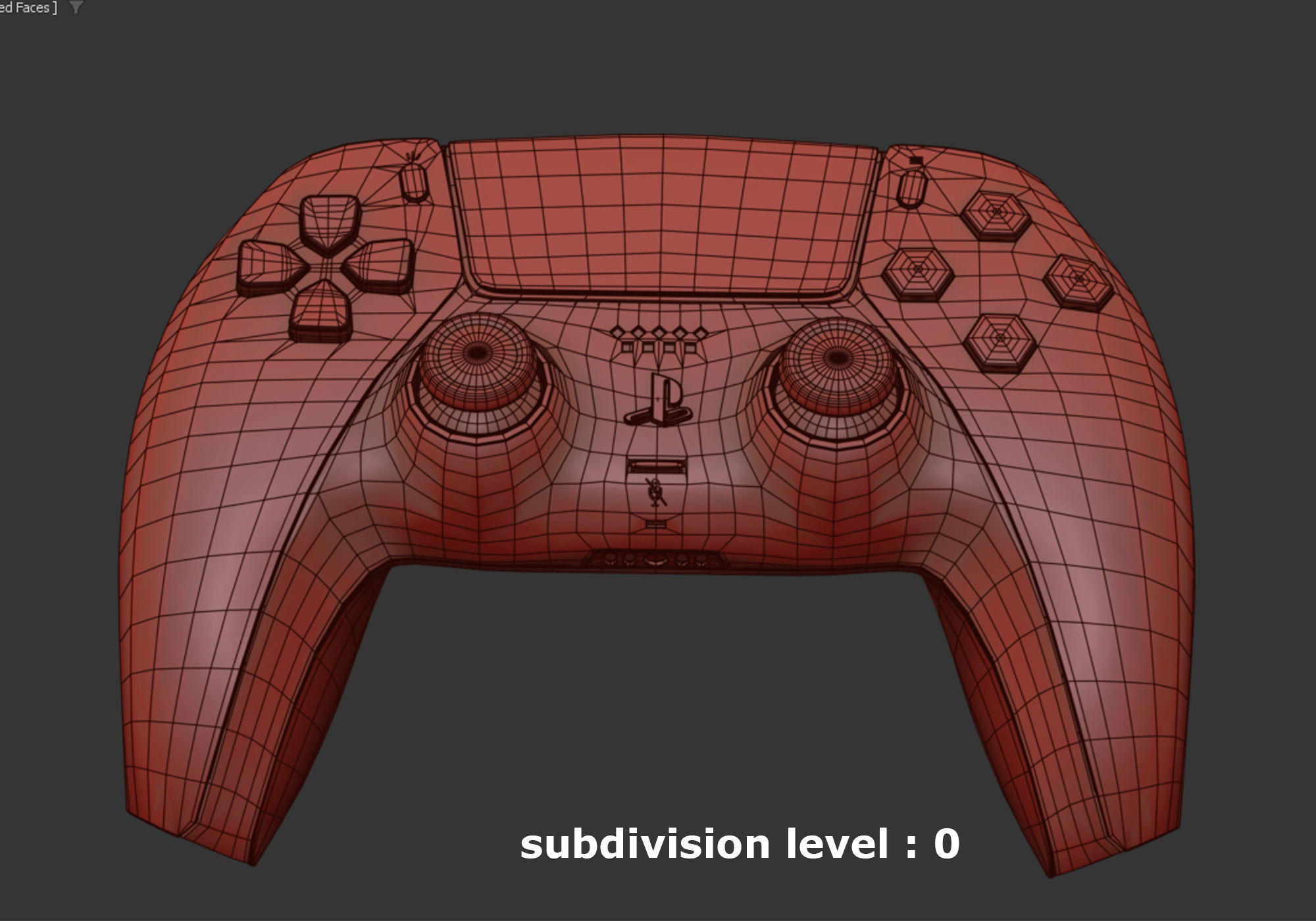 ps5 dualsense controller 3D model_14