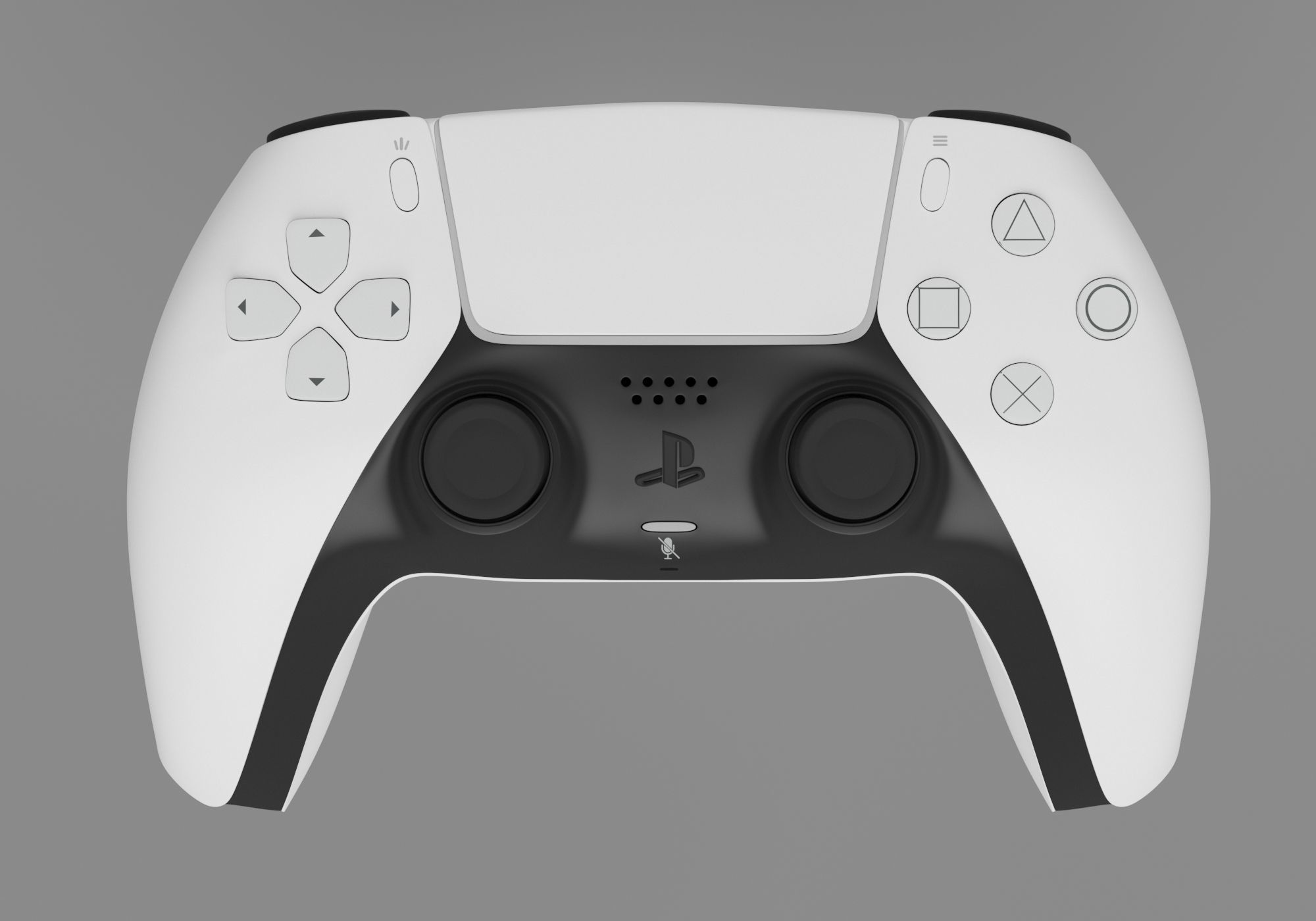 ps5 dualsense controller 3D model_6