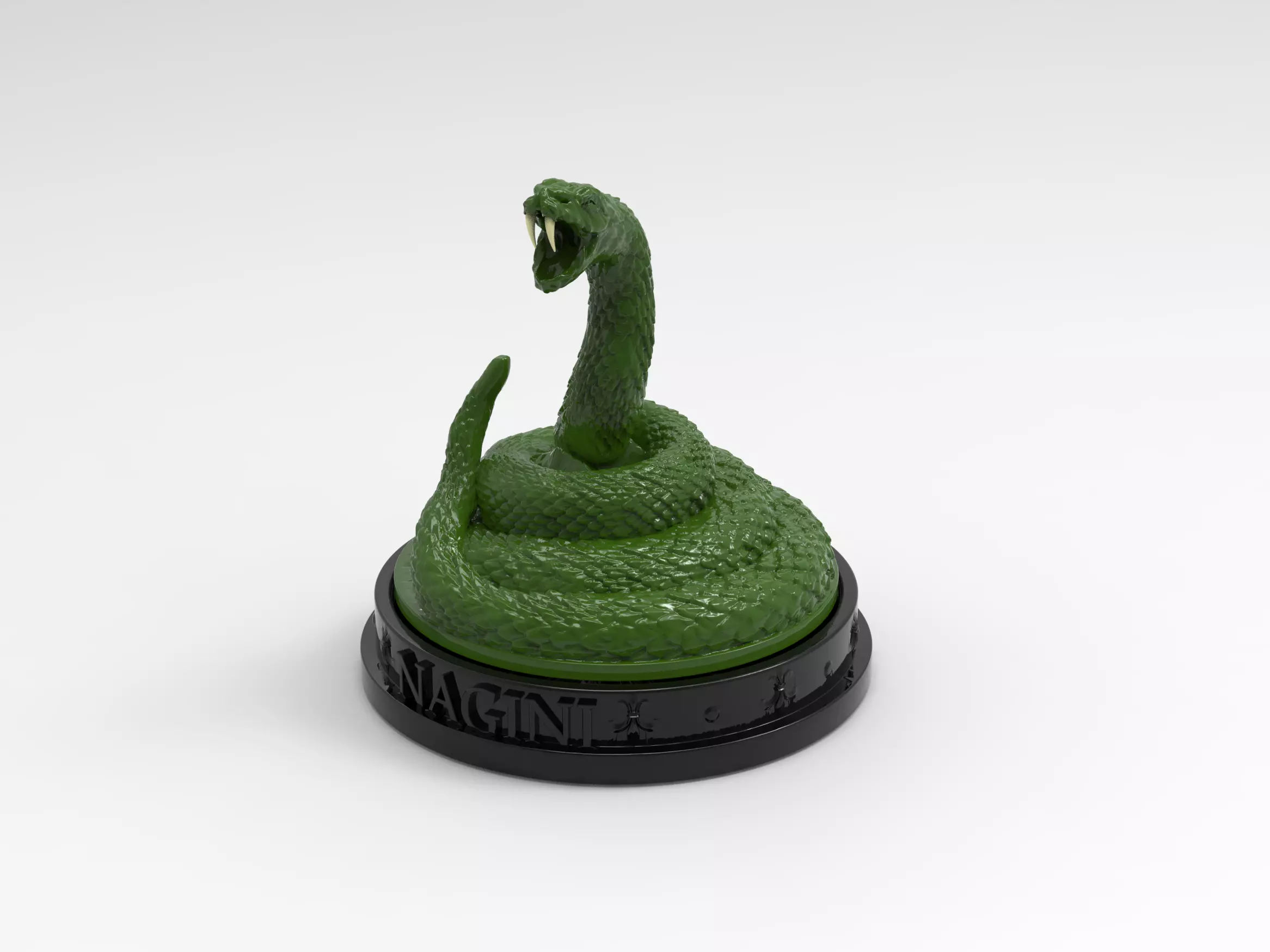 Nagini from Harry Potter - 3D Model File STL 3D print model 3D print model_0