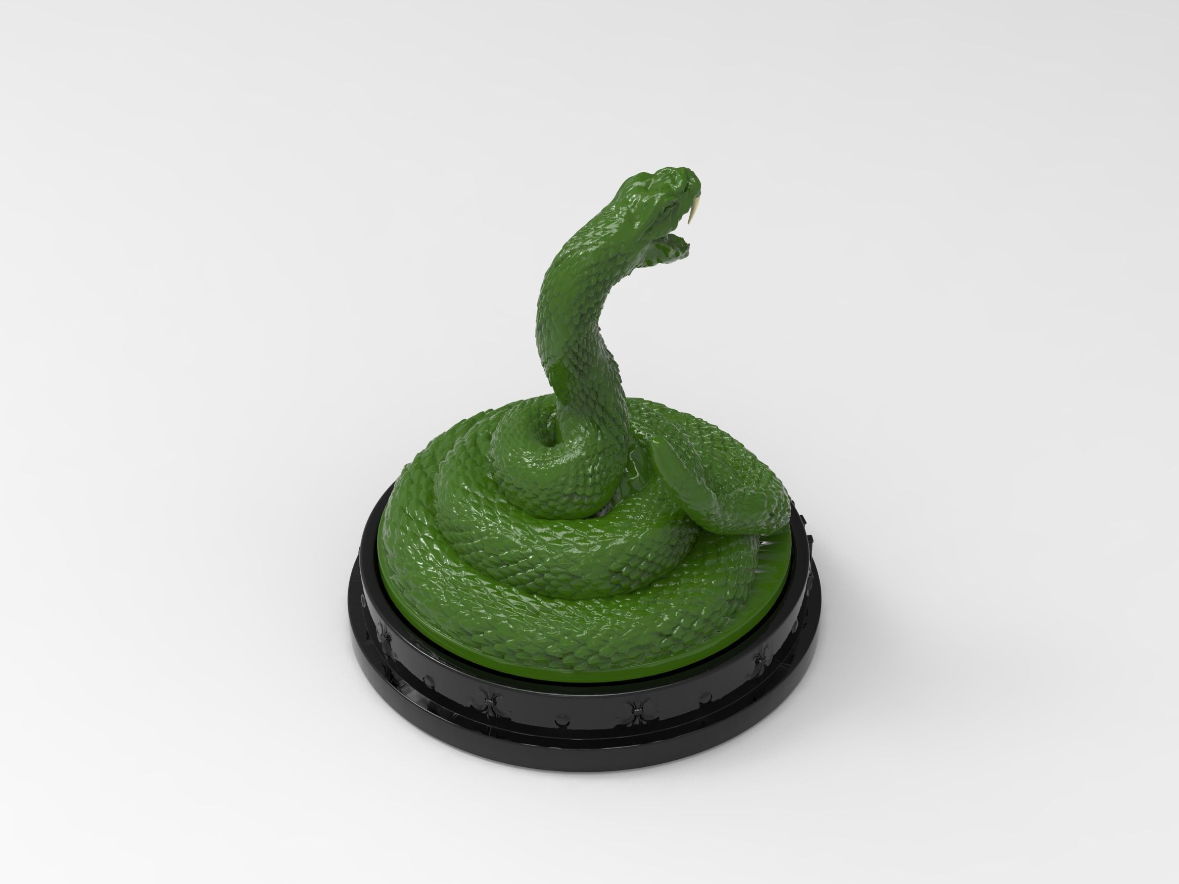 Nagini from Harry Potter - 3D Model File STL 3D print model 3D print model_3
