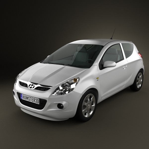 3d Model Hyundai I20 Cgtrader