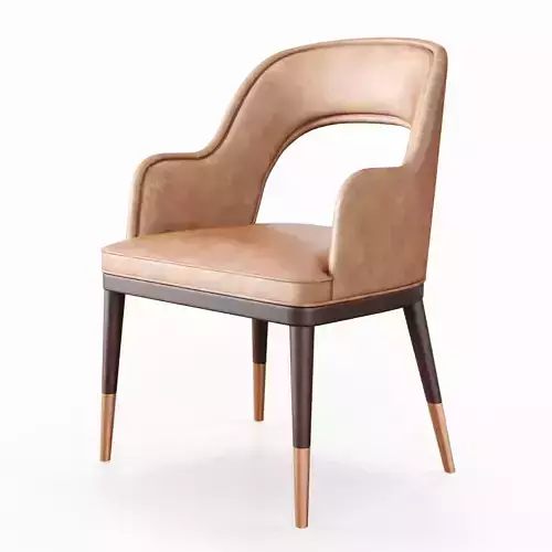 Wooddi Toldeo Leather Dining Chair