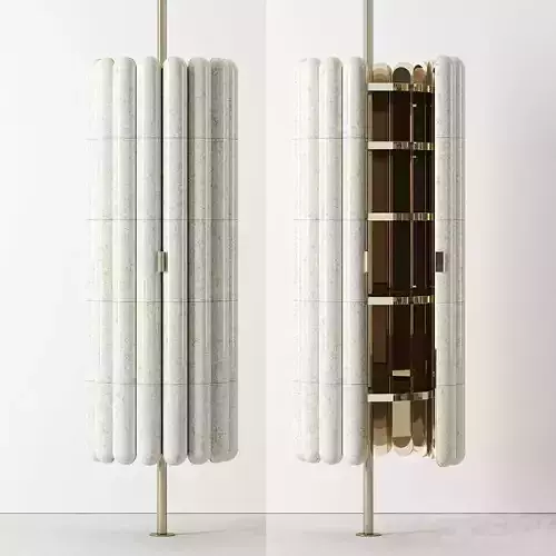 Raku-Yaki Cabinet Bar by Emmanuelle Simon