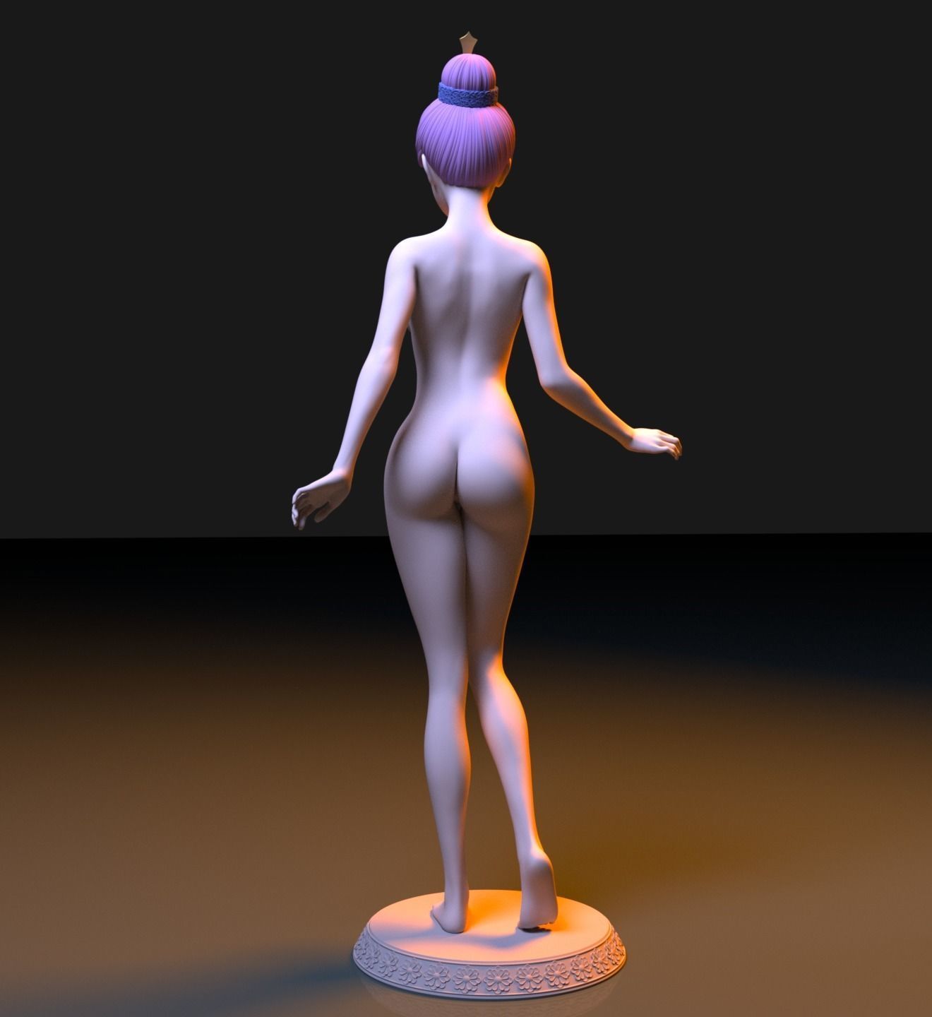 Princess 3D print model_14