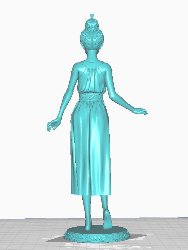 Princess 3D print model_9