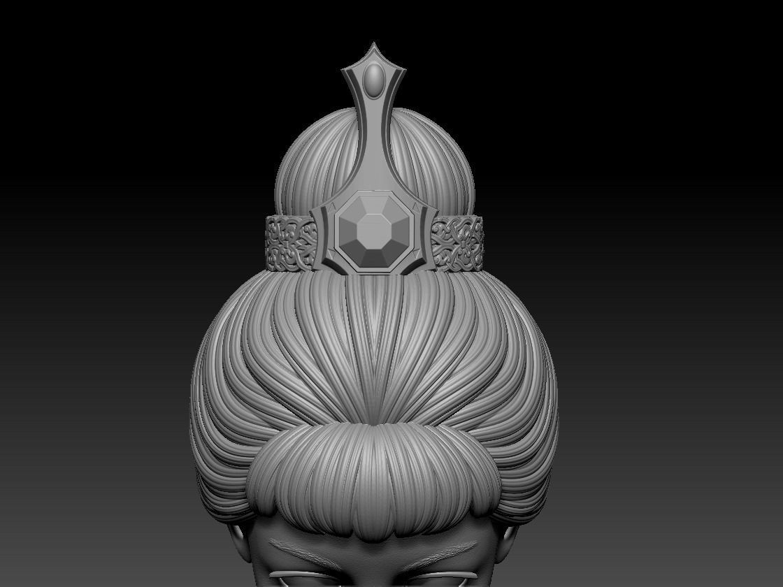 Princess 3D print model_7