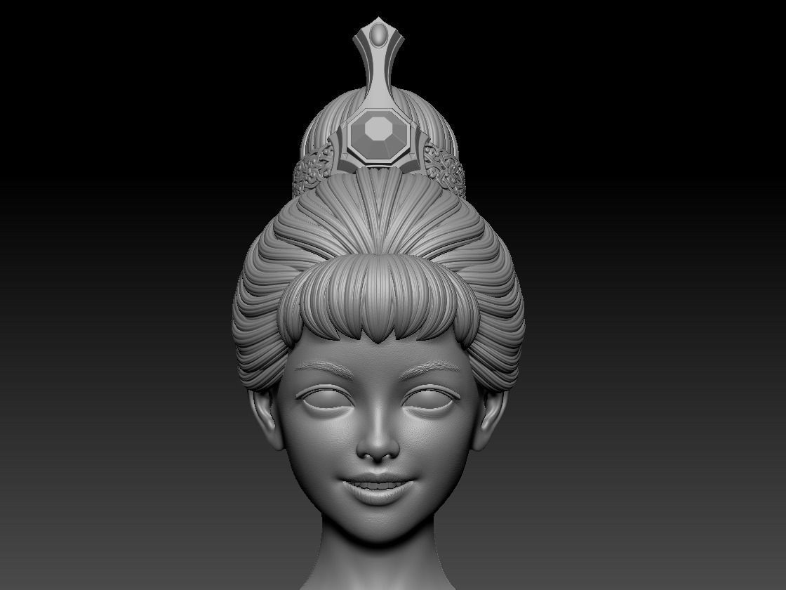Princess 3D print model_5