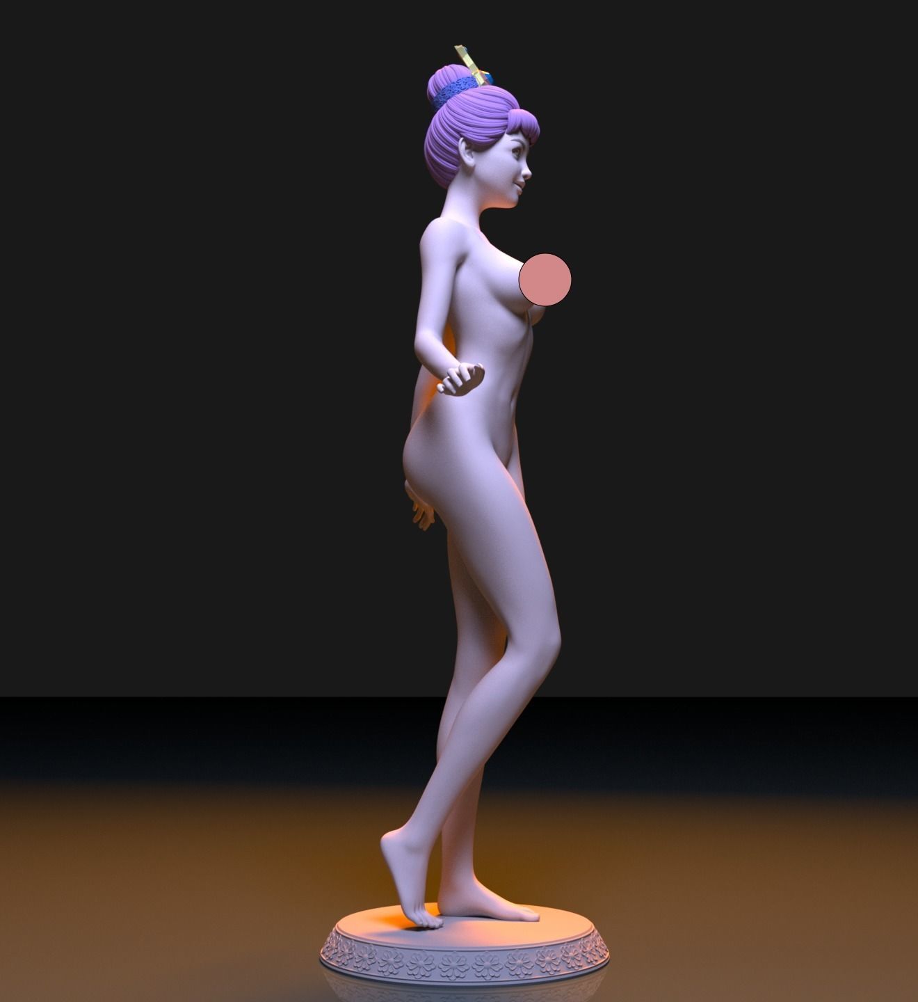 Princess 3D print model_12