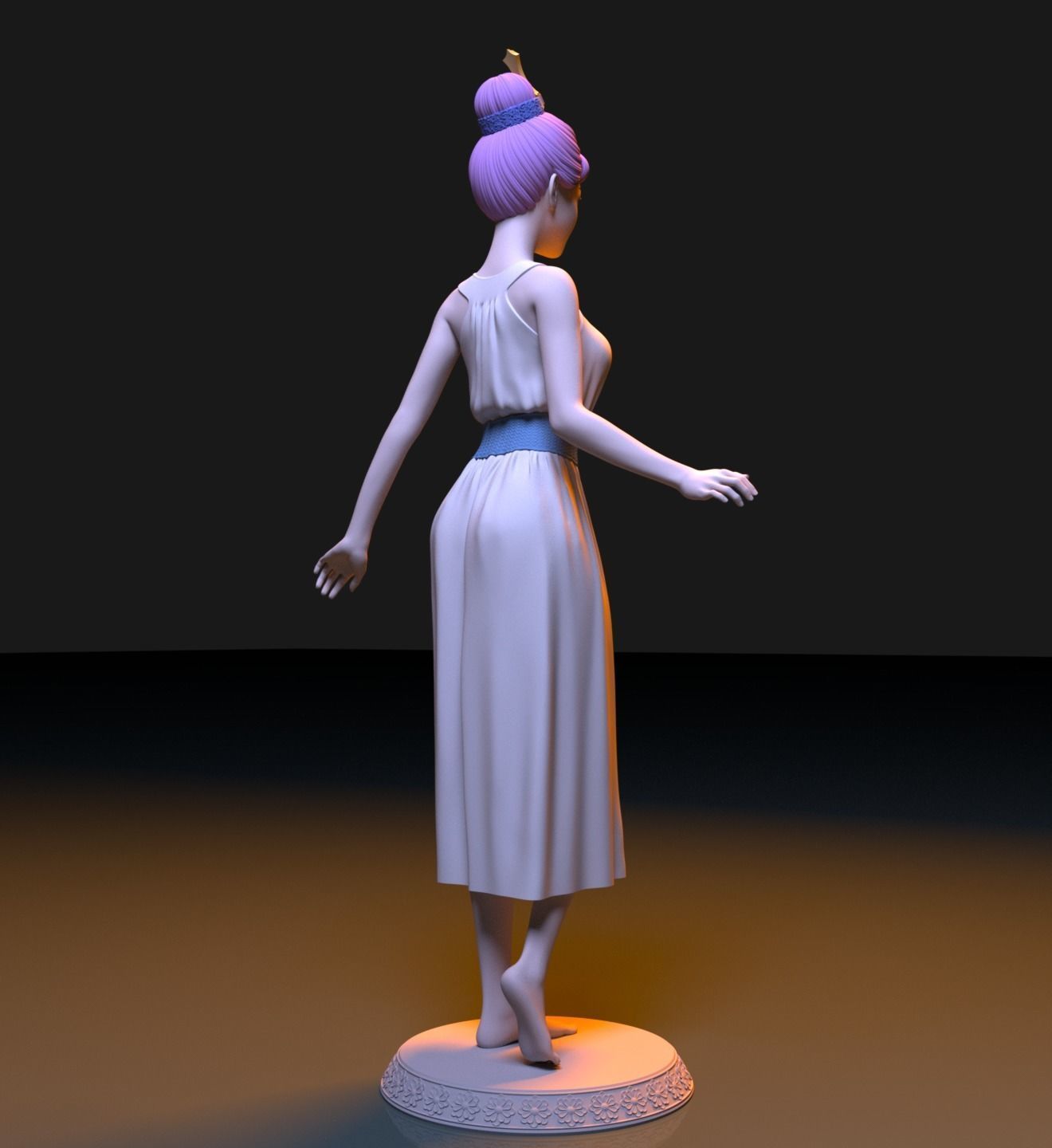 Princess 3D print model_15