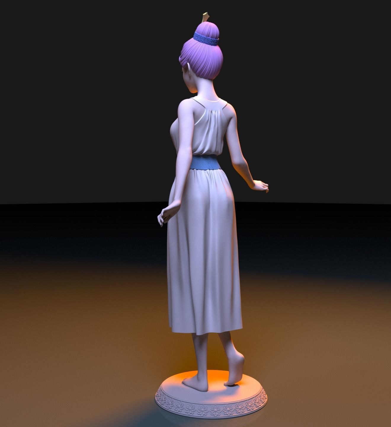 Princess 3D print model_13