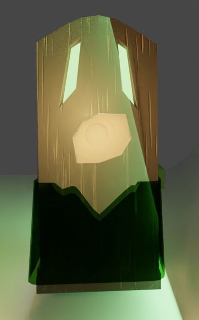 Computer Low-poly 3D model_1