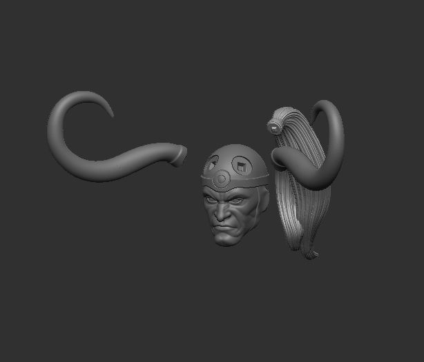 Loki Comic Series - Headsculpt for Action Figures 3D print model_2