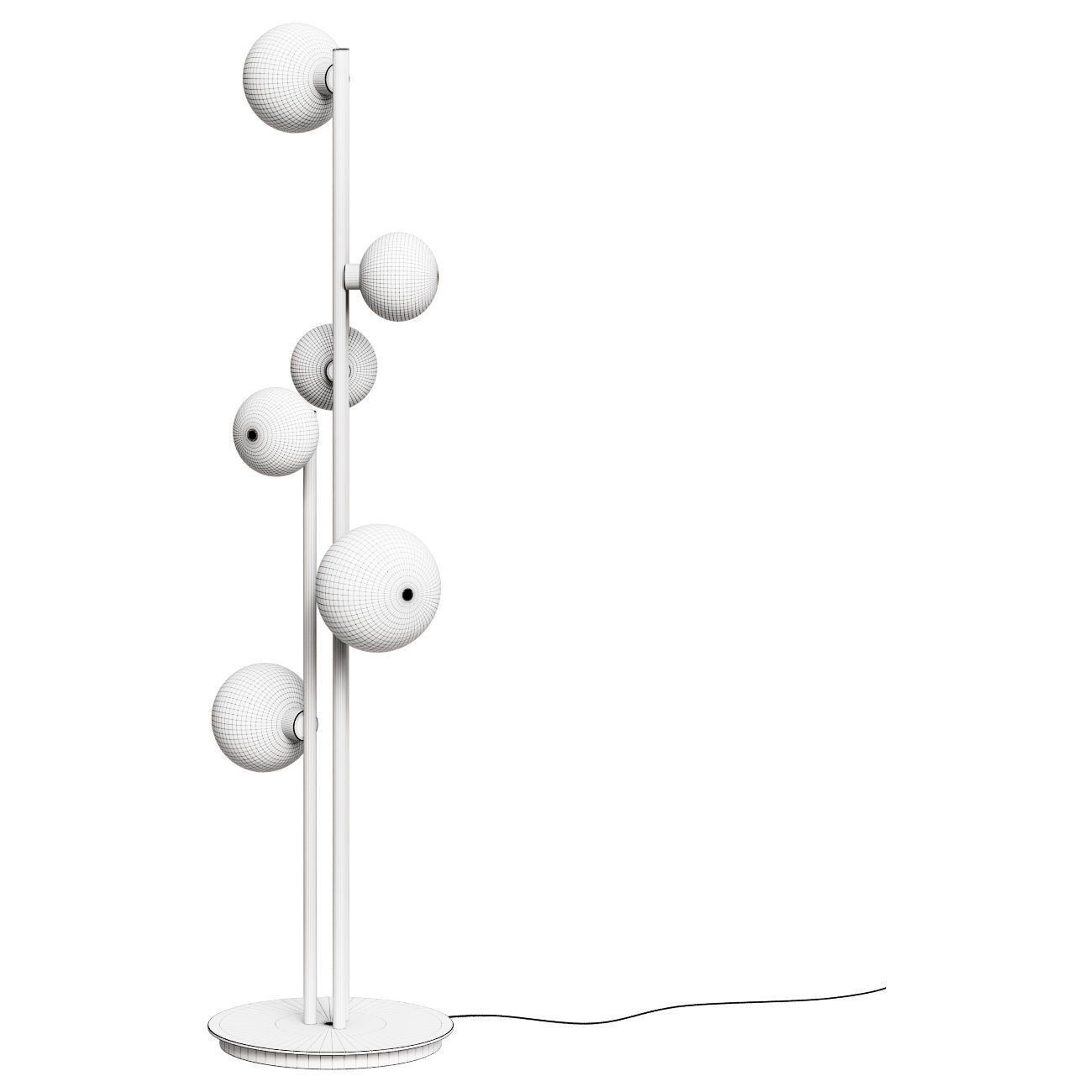 Outdoor designer lamp Nabila by Tooy 3D model_1