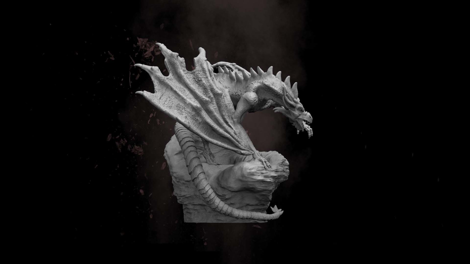Dragon Fantasy 3D print model_3