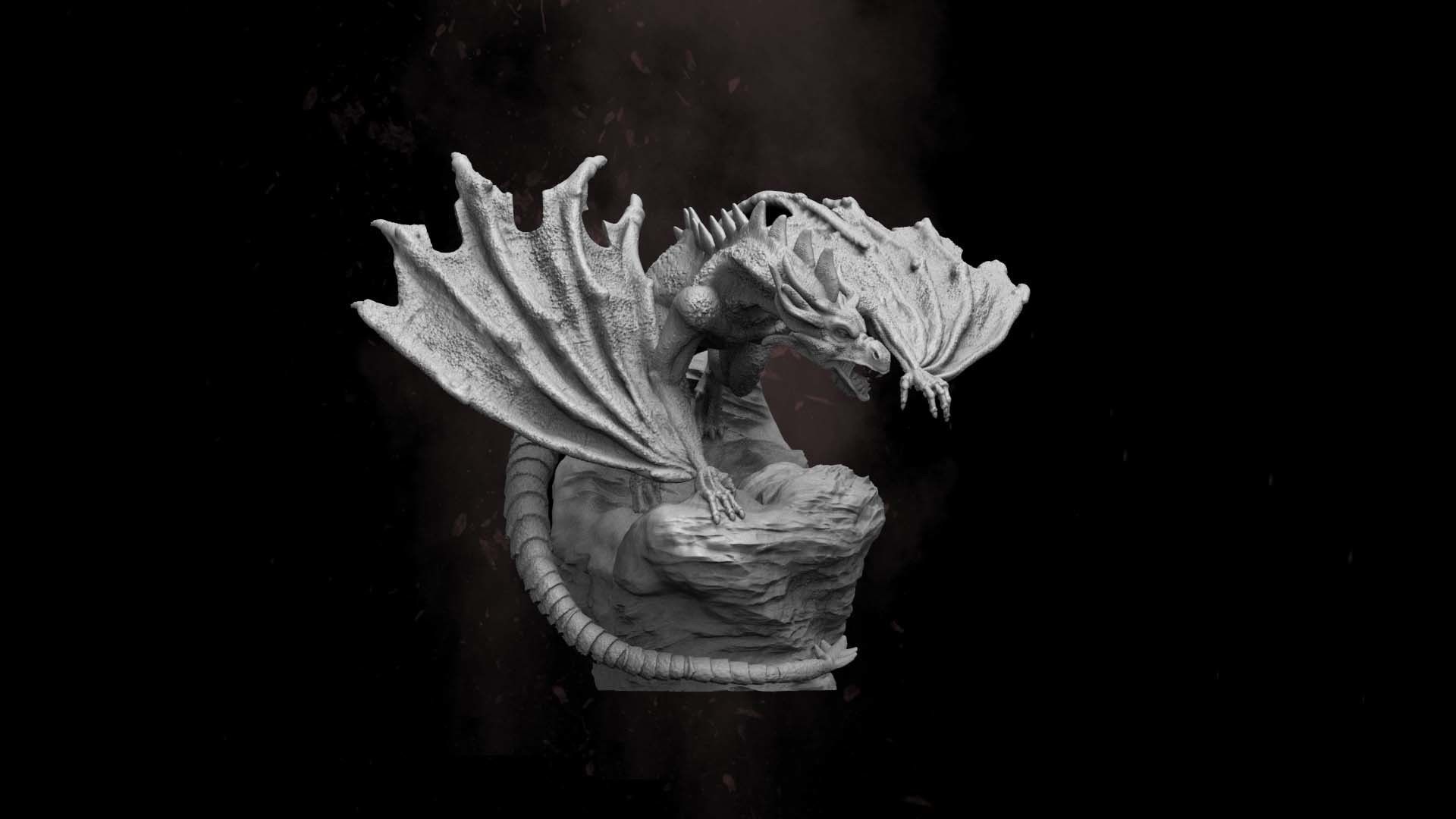 Dragon Fantasy 3D print model_2