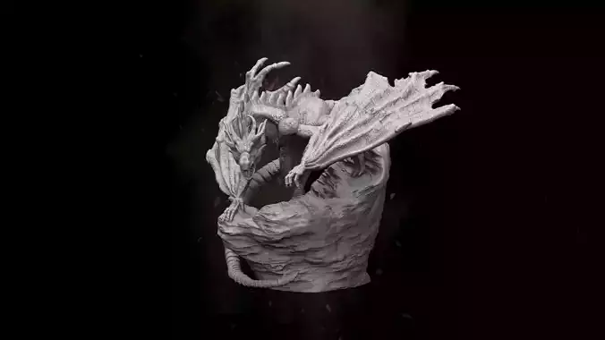 Dragon Fantasy 3D print model