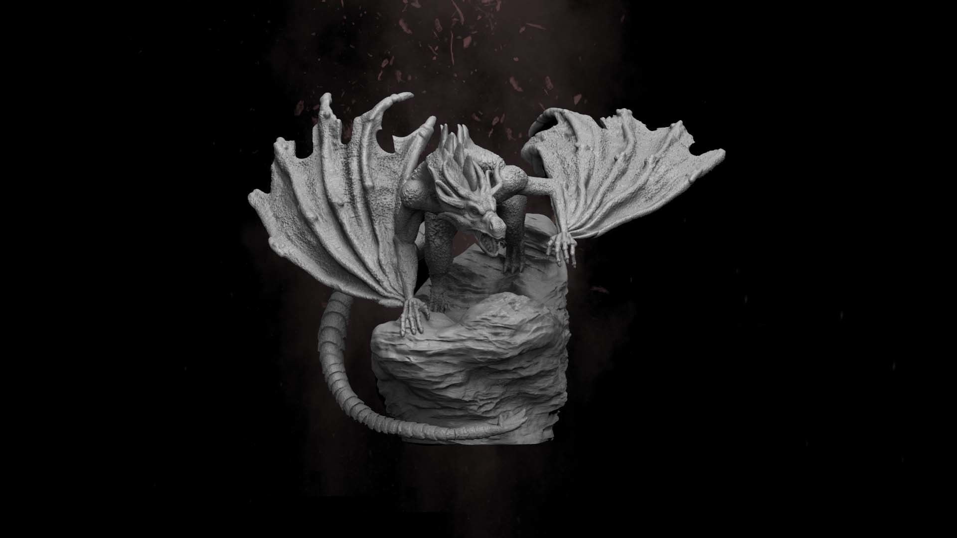 Dragon Fantasy 3D print model_1